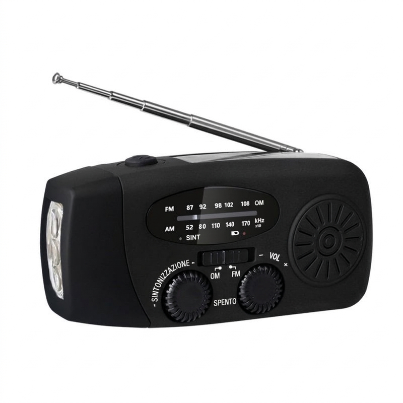 📻 -50% DI SCONTO SUBITO!🔋Radio solare di emergenza portatile multifunzione⚡