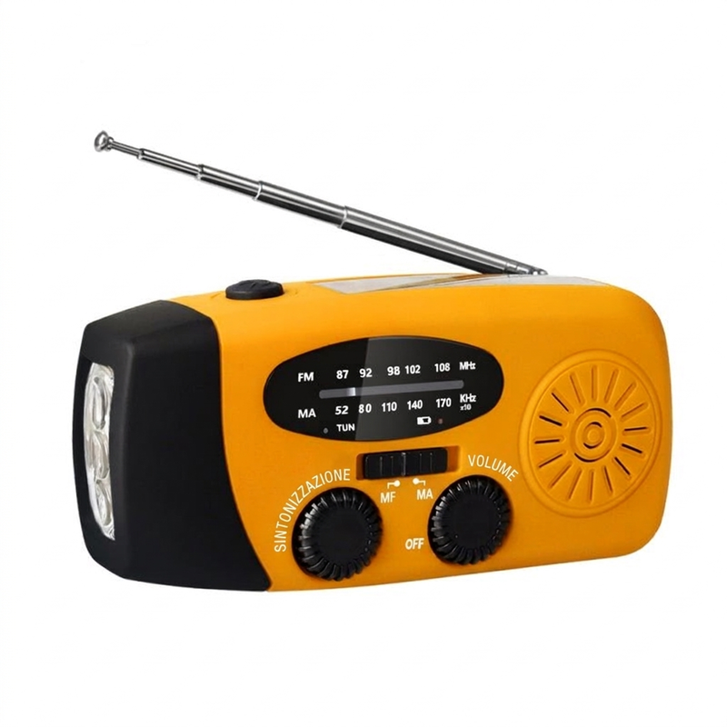 📻 -50% DI SCONTO SUBITO!🔋Radio solare di emergenza portatile multifunzione⚡