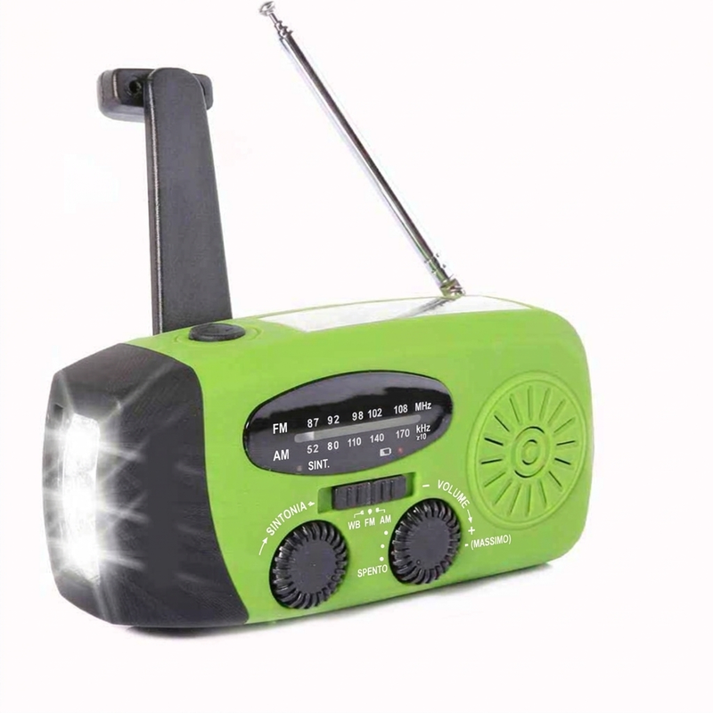 📻 -50% DI SCONTO SUBITO!🔋Radio solare di emergenza portatile multifunzione⚡