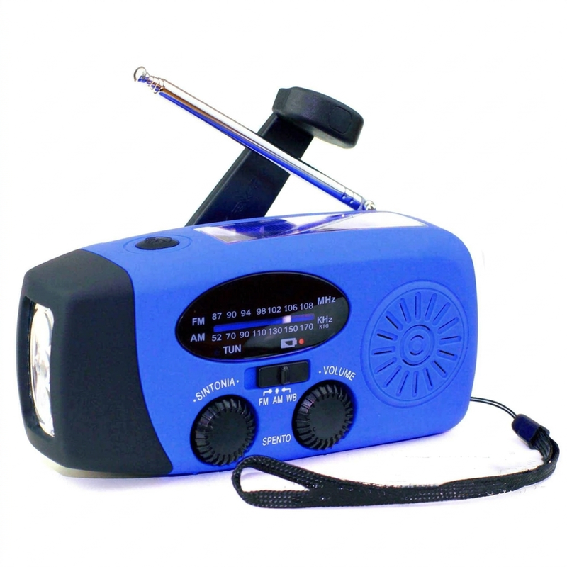 📻 -50% DI SCONTO SUBITO!🔋Radio solare di emergenza portatile multifunzione⚡