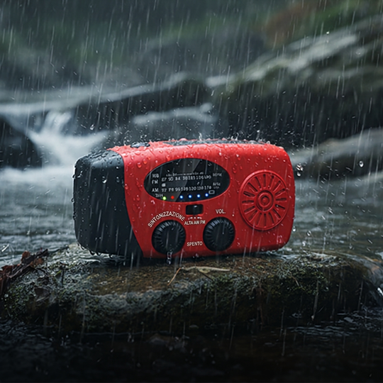 📻 -50% DI SCONTO SUBITO!🔋Radio solare di emergenza portatile multifunzione⚡
