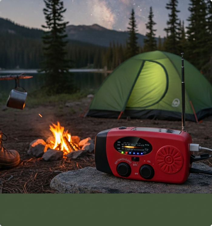 📻 -50% DI SCONTO SUBITO!🔋Radio solare di emergenza portatile multifunzione⚡