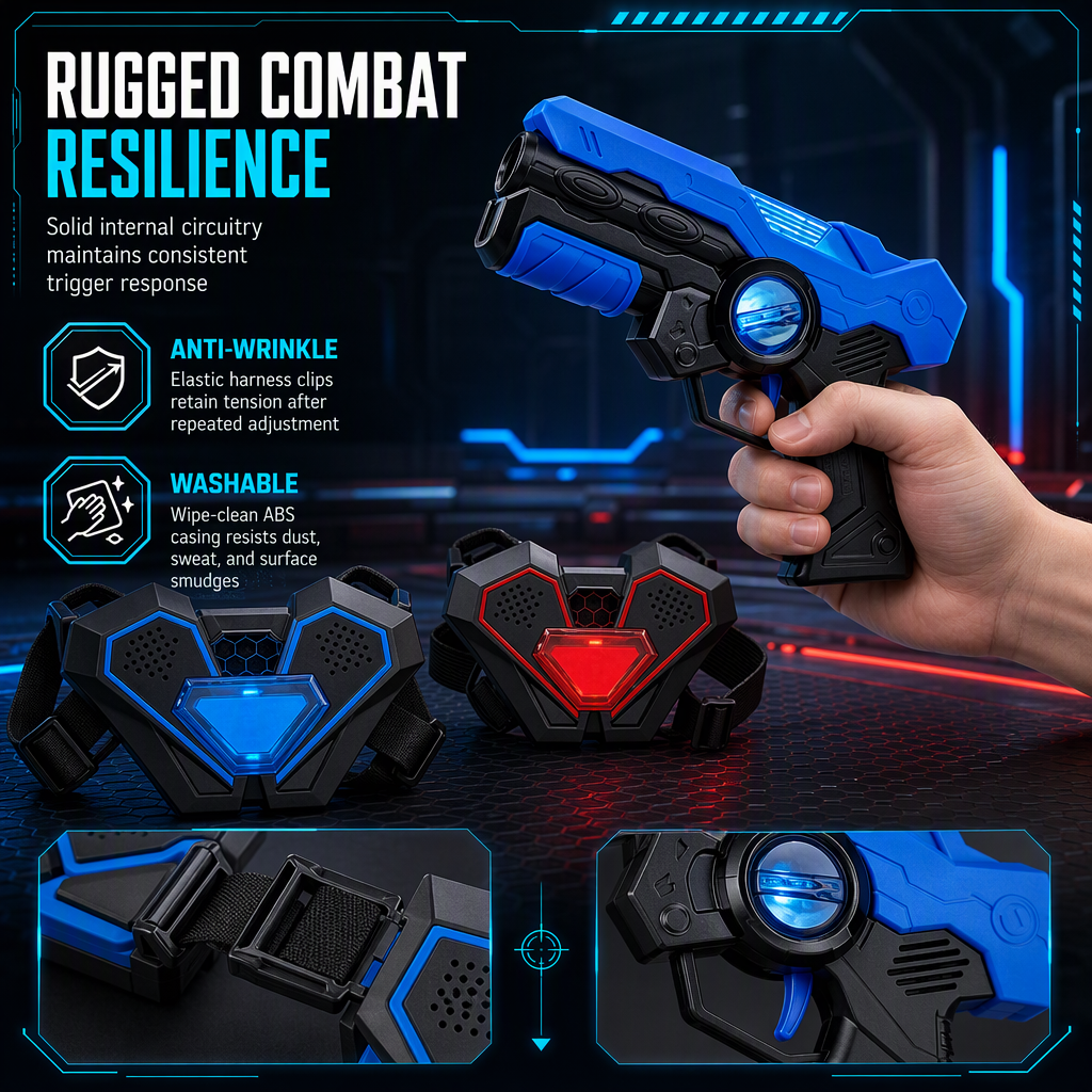 Pistola Laser Tag per Bambini con Effetti Sonori e Luminosi
