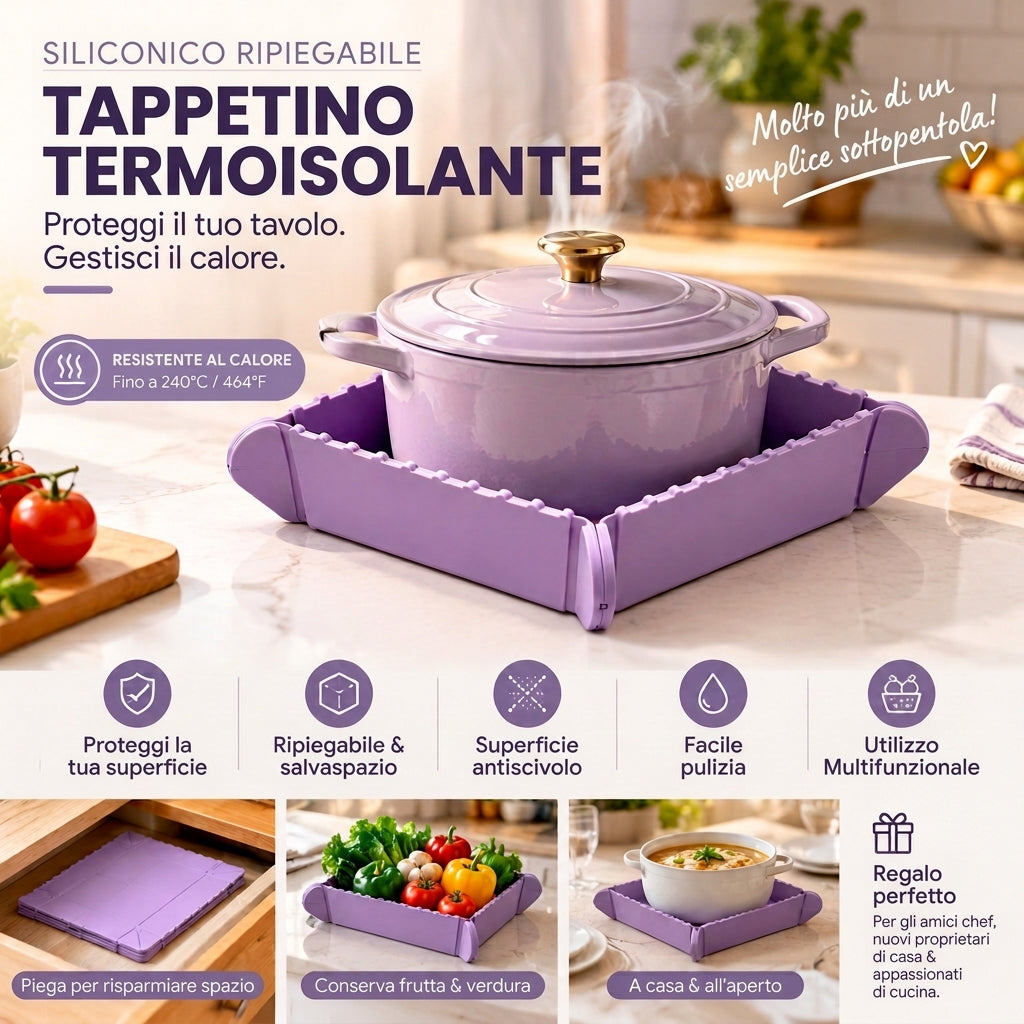 📢📢 50% DI SCONTO!! ⏰ Base magnetica in silicone 🍳🧲 | Presa pieghevole e piccolo vassoio da cucina