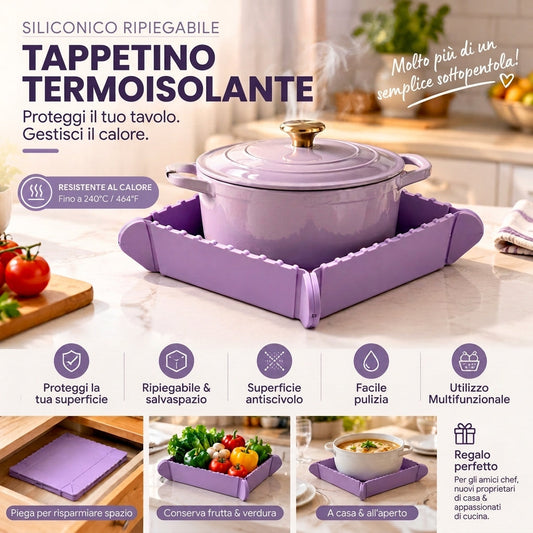 📢📢 50% DI SCONTO!! ⏰ Base magnetica in silicone 🍳🧲 | Presa pieghevole e piccolo vassoio da cucina