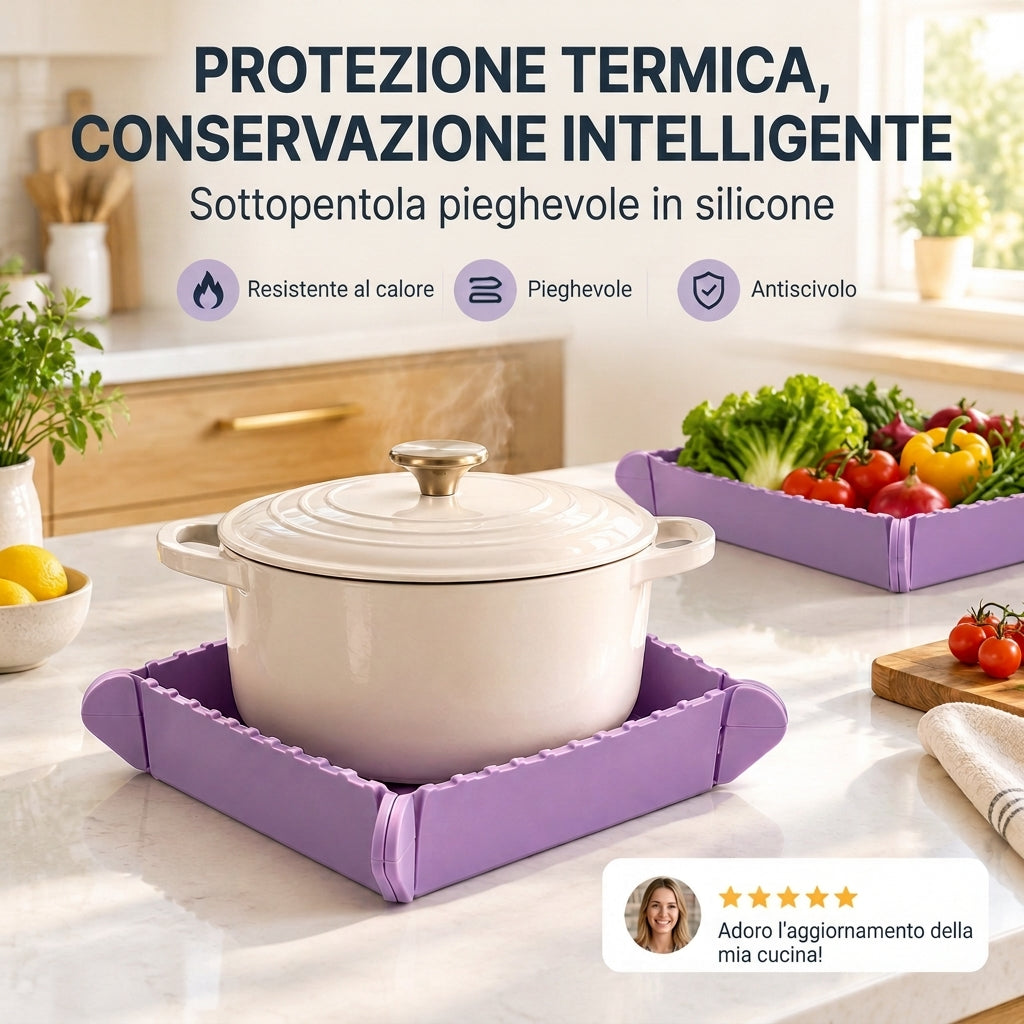 📢📢 50% DI SCONTO!! ⏰ Base magnetica in silicone 🍳🧲 | Presa pieghevole e piccolo vassoio da cucina
