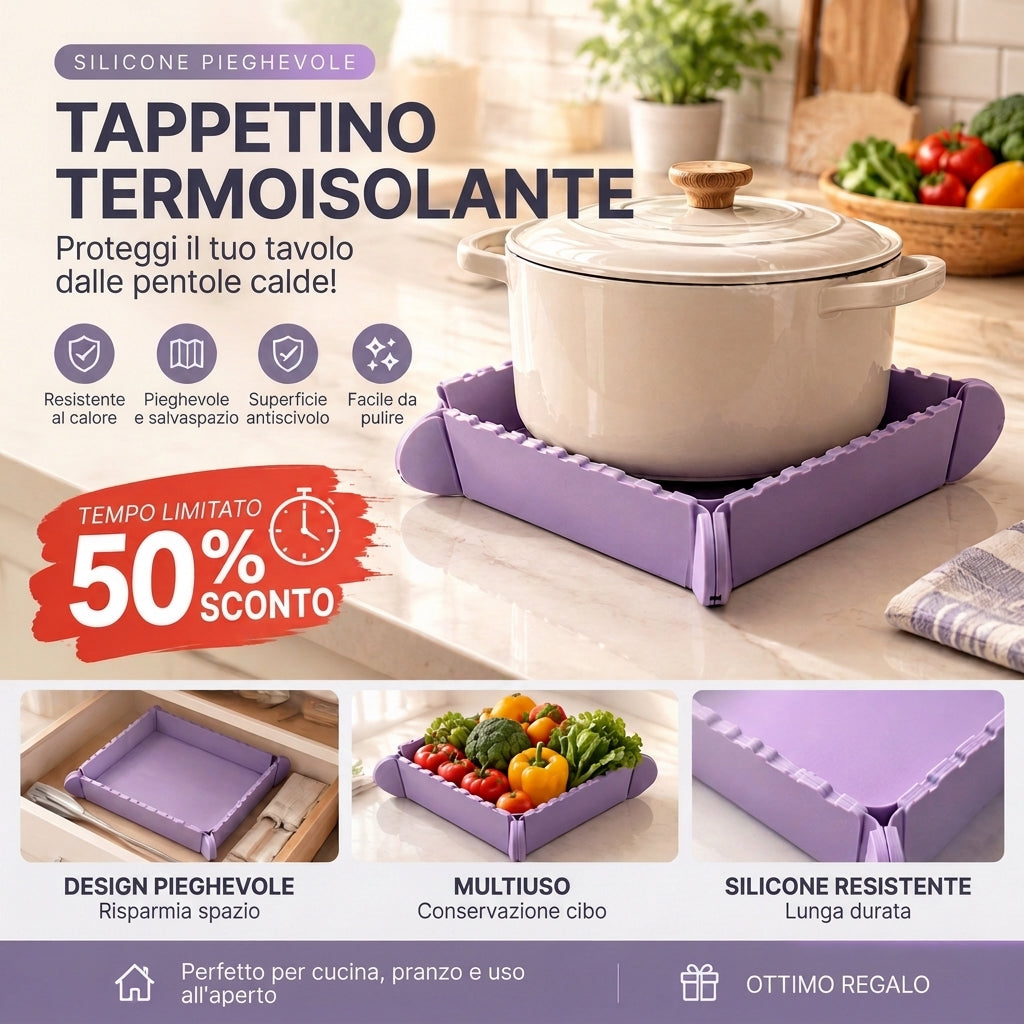 📢📢 50% DI SCONTO!! ⏰ Base magnetica in silicone 🍳🧲 | Presa pieghevole e piccolo vassoio da cucina