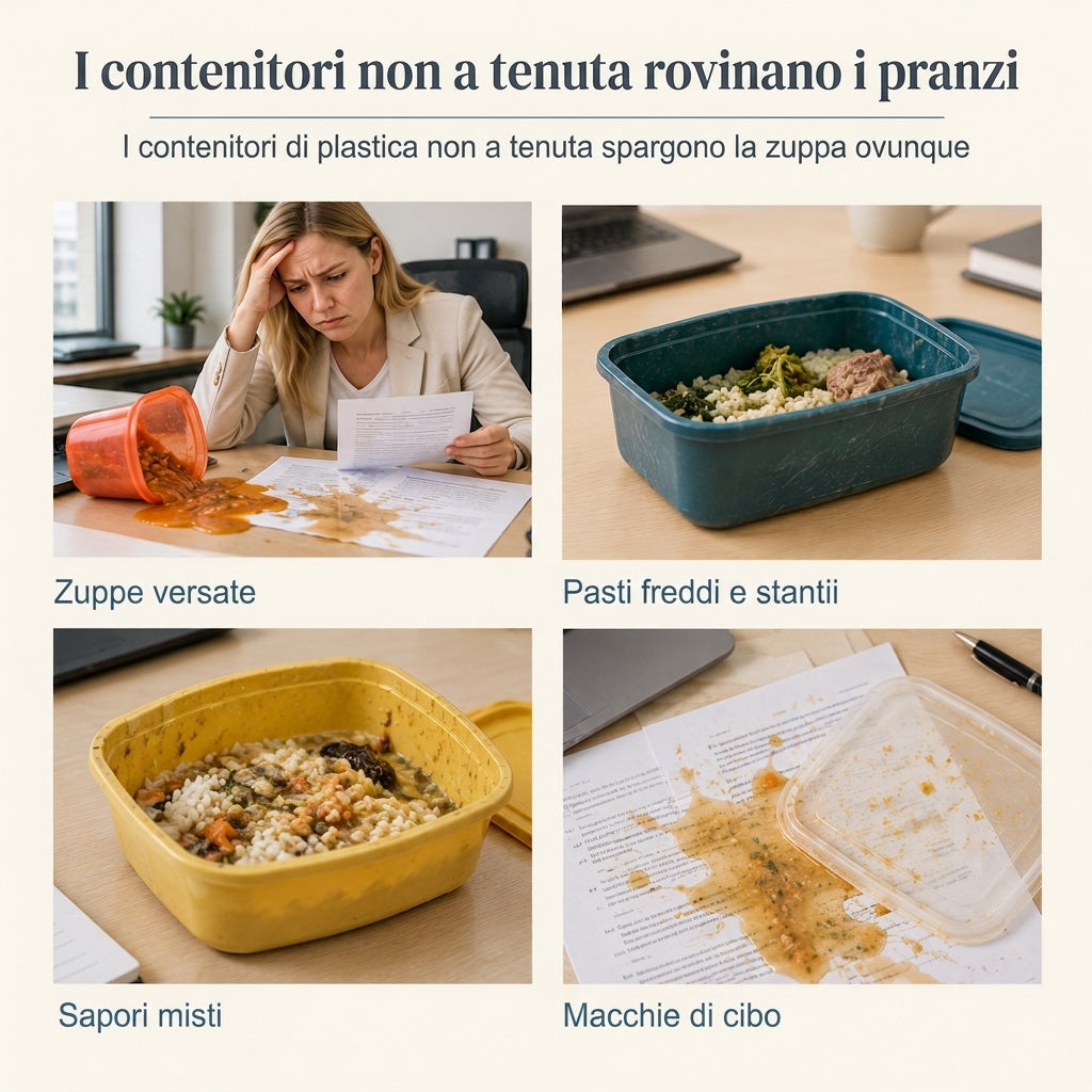 Portapranza isolato impilabile a più strati