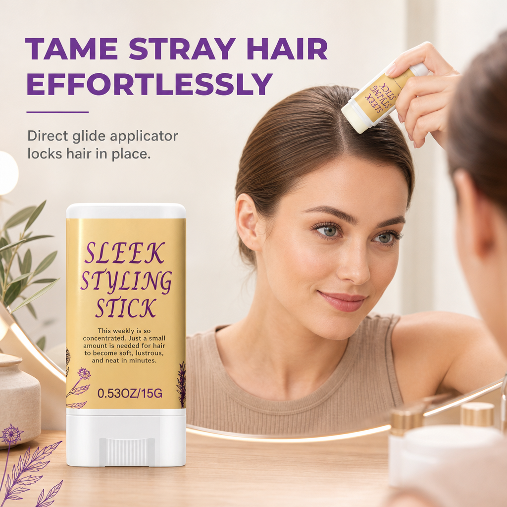✨ 50% di sconto! Stick modellante contro i capelli crespi – domina i capelli ribelli in pochi secondi, fissaggio a lunga durata e cera d'ape nutriente. 15 g – per un look ordinato tutto il giorno! 💇‍♀️💪