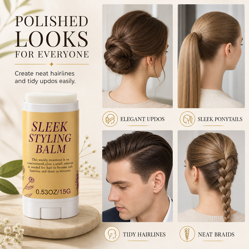 ✨ 50% di sconto! Stick modellante contro i capelli crespi – domina i capelli ribelli in pochi secondi, fissaggio a lunga durata e cera d'ape nutriente. 15 g – per un look ordinato tutto il giorno! 💇‍♀️💪