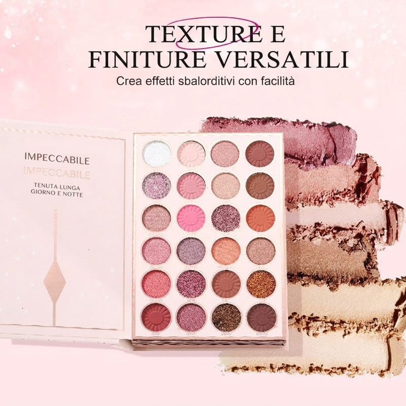 💄SUBITO IL 50% DI SCONTO!🥳🥳 Palette Trucco Tutto in Uno – Kit Multistrato per Ombretti, Fard, Contouring e Illuminante, Libro Trucco Pieghevole e Portatile per Il Trucco Quotidiano e da Sera