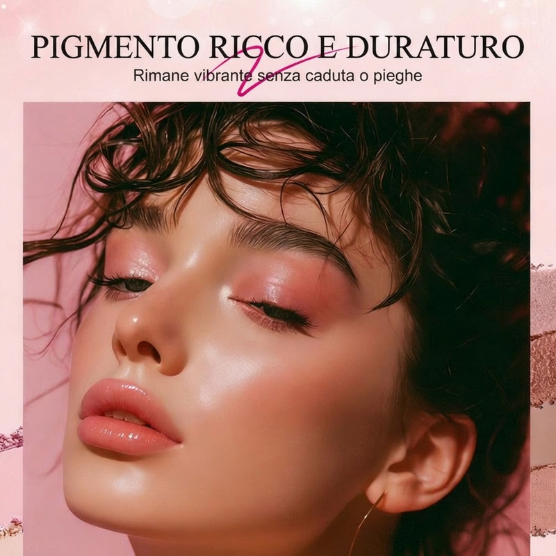 💄SUBITO IL 50% DI SCONTO!🥳🥳 Palette Trucco Tutto in Uno – Kit Multistrato per Ombretti, Fard, Contouring e Illuminante, Libro Trucco Pieghevole e Portatile per Il Trucco Quotidiano e da Sera