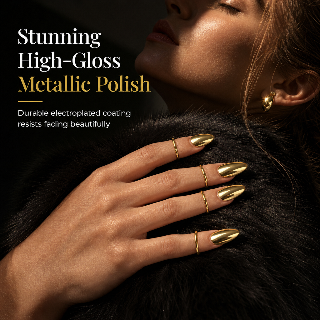 🔥 SCONTO DEL 50%! ✨ Anello in metallo per dita – Accessorio di moda e gioiello fantasia