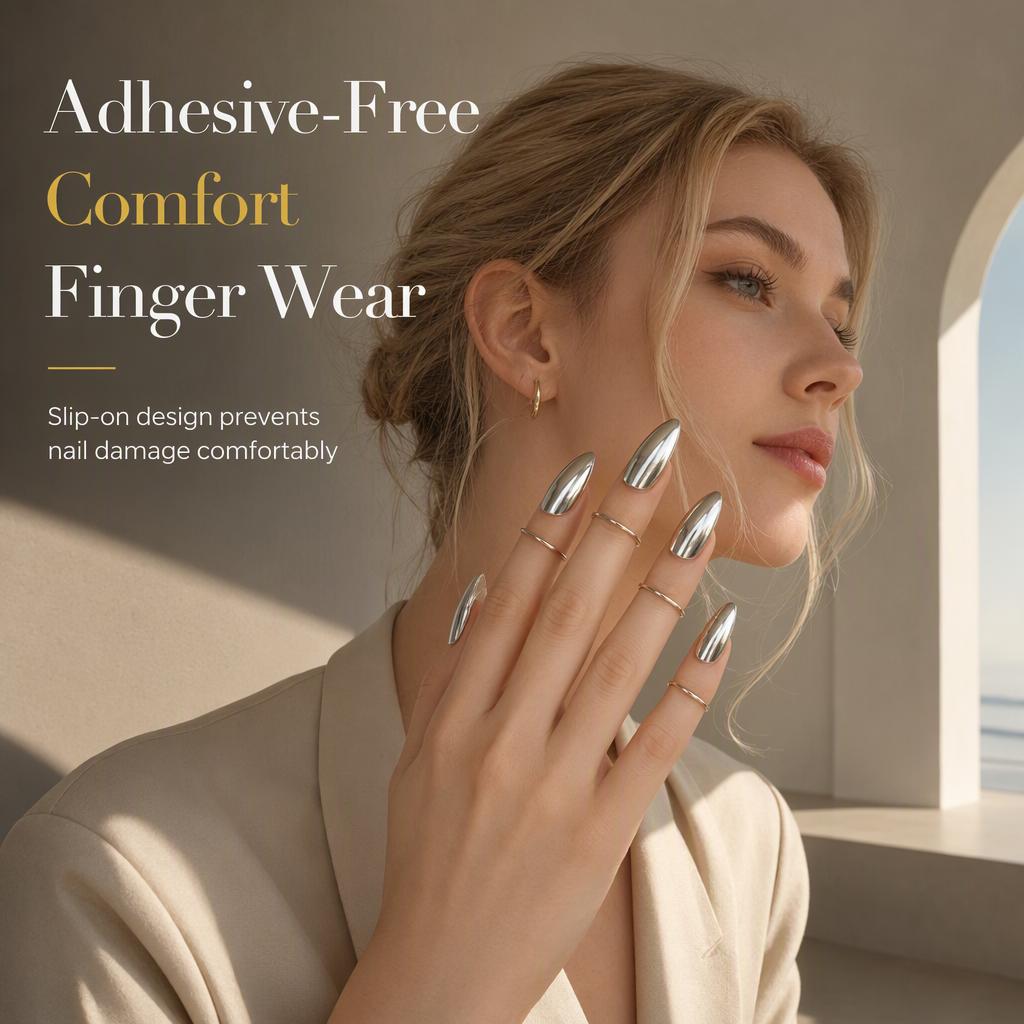 🔥 SCONTO DEL 50%! ✨ Anello in metallo per dita – Accessorio di moda e gioiello fantasia