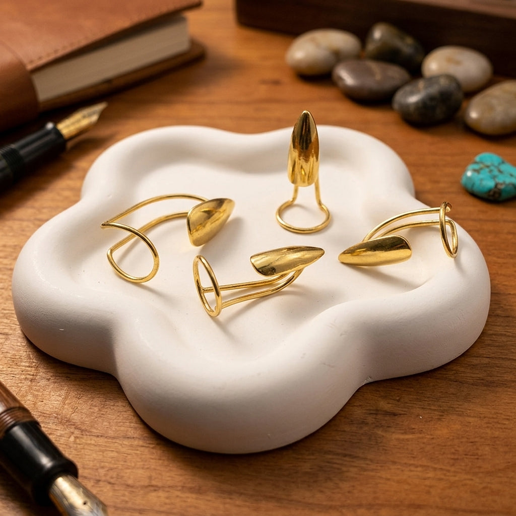 🔥 SCONTO DEL 50%! ✨ Anello in metallo per dita – Accessorio di moda e gioiello fantasia