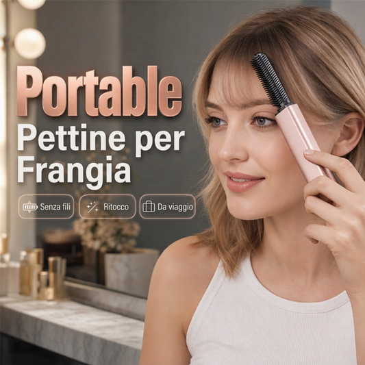🏆 Prezzo speciale dell'ultimo giorno con il 50% di sconto! 💁 Pettine portatile mini senza fili per lo styling Bang 👩 Modellare i capelli in 3 secondi!
