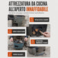 Fornello portatile multifunzione a legna e carbone con piano cottura resistente alla ruggine, per cucinare e riscaldarsi durante il barbecue in campeggio all'aperto
