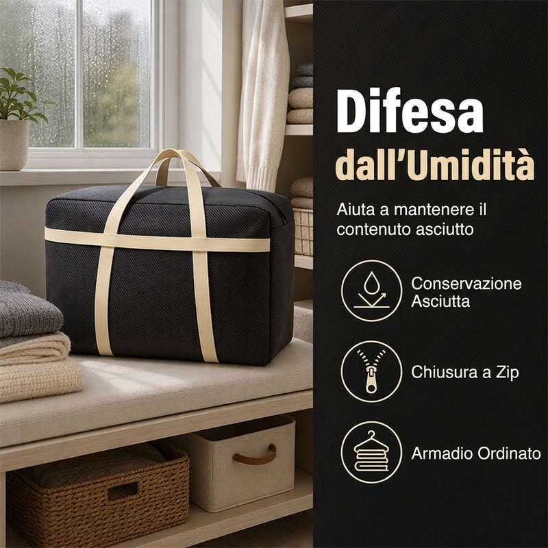🎉 Sconto del 50% per un periodo limitato! 📙 Borsa di stoccaggio multiuso di grandi dimensioni – Manici rinforzati e cerniera doppia ✨
