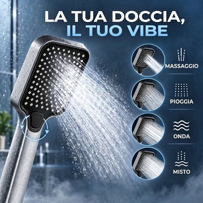 ✨Saldi del 50%🔥🚿 Doccia ad Alta Pressione – Getto Potente e Comfort Simile alla Spa ✨
