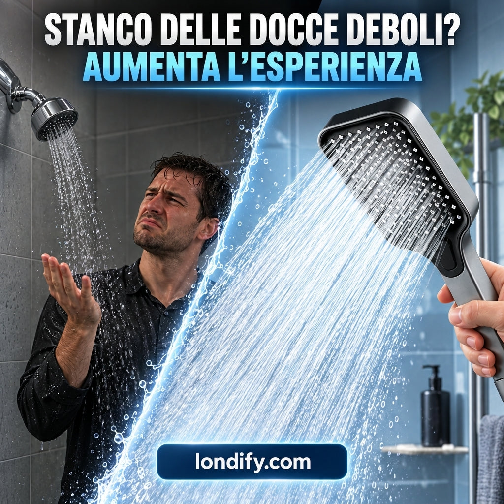 ✨Saldi del 50%🔥🚿 Doccia ad Alta Pressione – Getto Potente e Comfort Simile alla Spa ✨