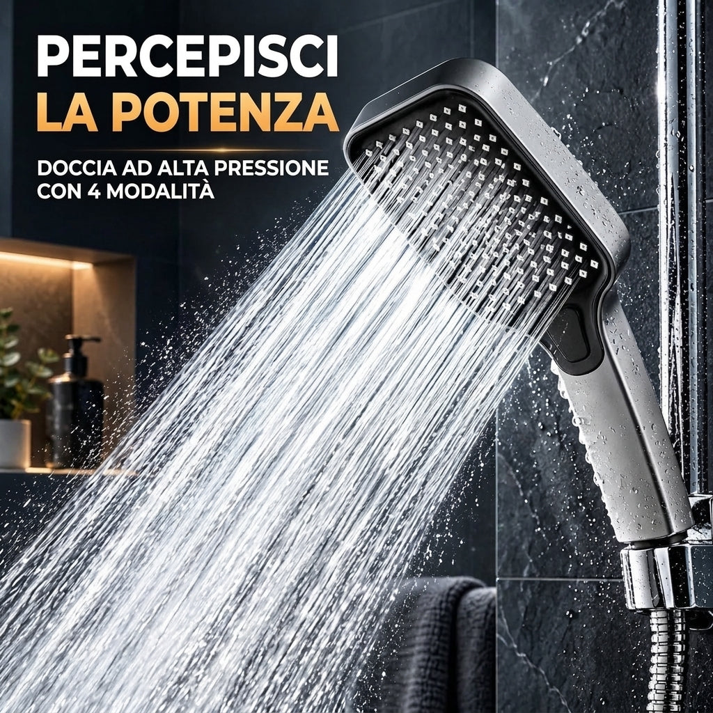 ✨Saldi del 50%🔥🚿 Doccia ad Alta Pressione – Getto Potente e Comfort Simile alla Spa ✨