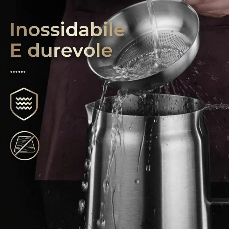 ⏳🔥 SCONTO 50% OFFERTA LIMITATA! ⏰ Contenitore 2 in 1 in acciaio inox 304 | Filtra e conserva l’olio senza sforzo ✨