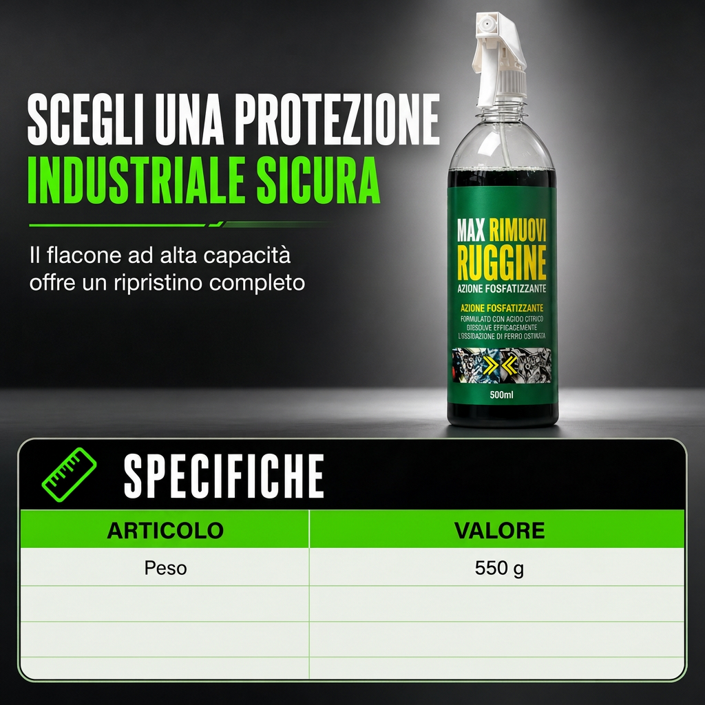 ⏳ Sconto del 50% per un periodo limitato💥 Agente antiruggine e fosfato 3 in 1 - Sgrassare, Rimuovere e Prevenire 💨