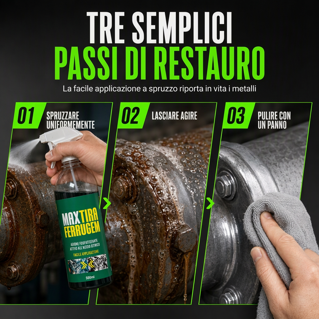 ⏳ Sconto del 50% per un periodo limitato💥 Agente antiruggine e fosfato 3 in 1 - Sgrassare, Rimuovere e Prevenire 💨