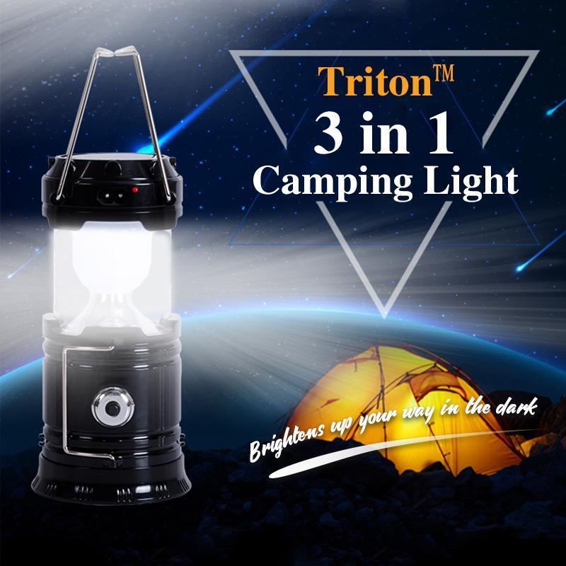 ⛺ OFFERTA A TEMPO LIMITATO 50% DI SCONTO! 🔥 Lanterna da campeggio a fiamma LED – 3 in 1, retrattile, doppia ricarica ✨