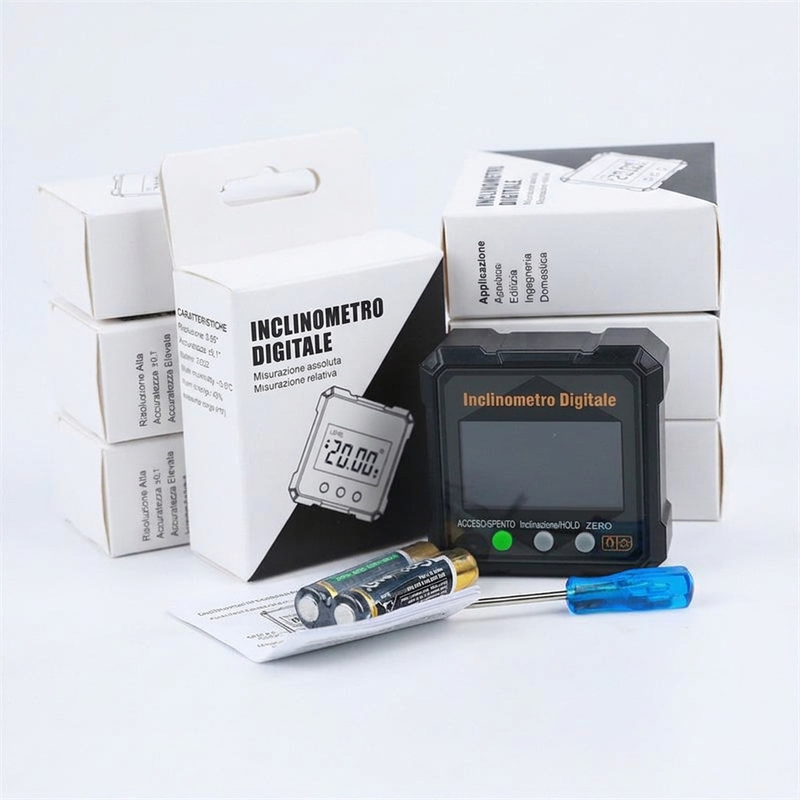 ⏳🔥 OFFERTA A TEMPO LIMITATO: SCONTO DEL 50%! ⏰ Goniometro Digitale Magnetico Impermeabile IP54