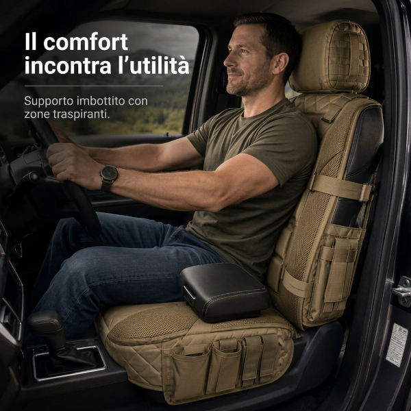 💥 Offerta a tempo limitato -50% 🚙 Copertura resistente per sedili di camion tattici ✨ Conservazione, protezione e comfort per tutto il giorno
