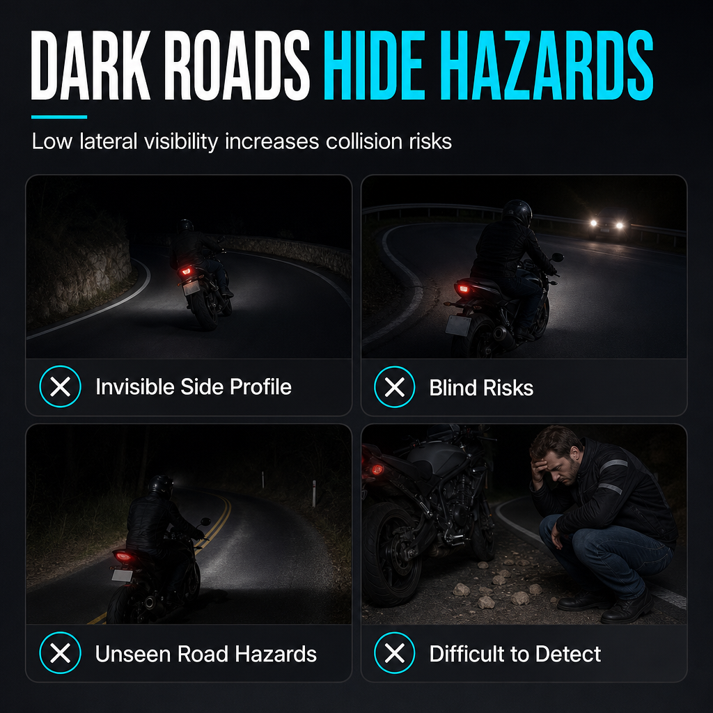 Fari di proiezione a terra ad ali d'angelo LED per moto