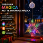 🎄❄️ Luci LED natalizie fai da te a forma di fiocco di neve con ventosa ✨ | Funzionamento a batteria, luce calda e multicolore, luci con ventosa per finestre, decorazioni natalizie per la casa e le feste