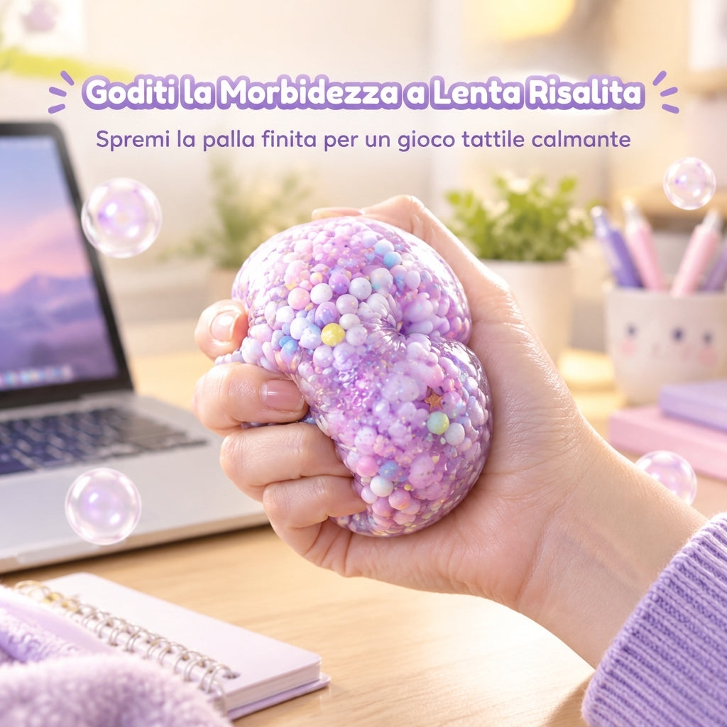 ✨Offerta a tempo limitato del 50%!🎁🎨Kit per creare palline squeeze fai da te – a risalita lenta, senza perdite, divertente attività creativa