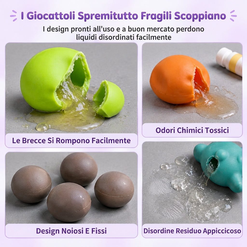 ✨Offerta a tempo limitato del 50%!🎁🎨Kit per creare palline squeeze fai da te – a risalita lenta, senza perdite, divertente attività creativa