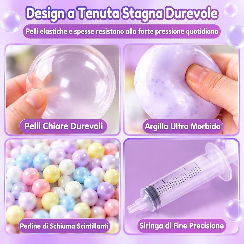 ✨Offerta a tempo limitato del 50%!🎁🎨Kit per creare palline squeeze fai da te – a risalita lenta, senza perdite, divertente attività creativa