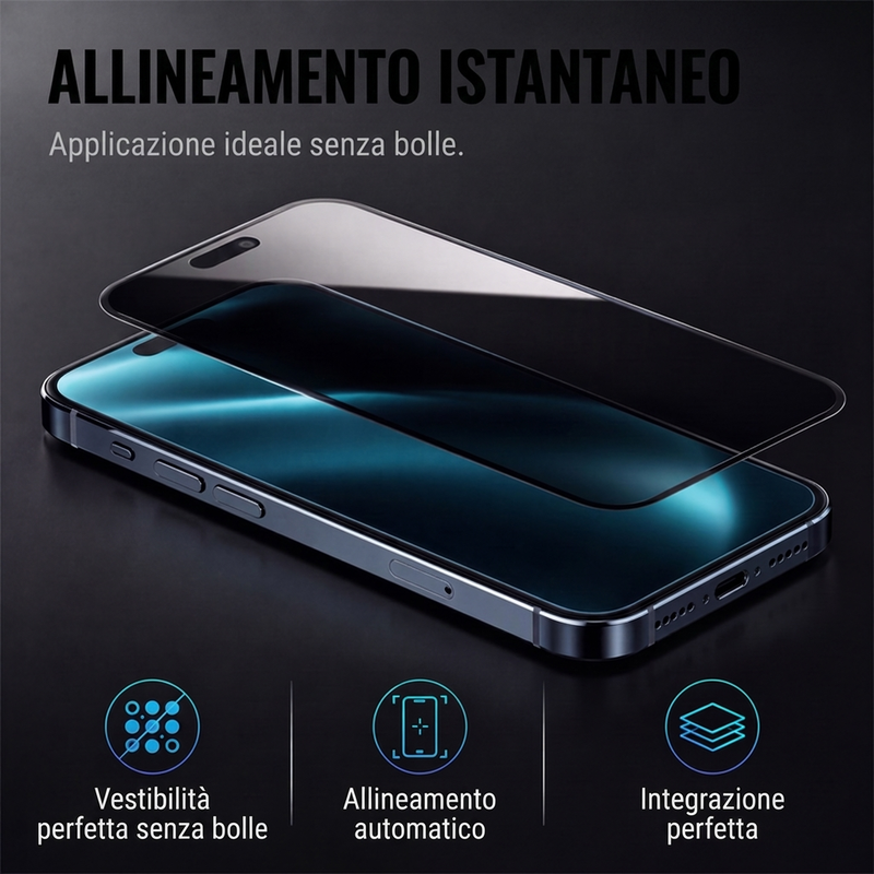 📱 Offerta limitata al 50% di sconto! ✅ Pellicola Privacy in vetro temperato 9D – Antispionaggio a 30°, antiurto, copertura totale 🛡️