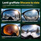 Set di crema per riparare graffi sulle lenti con spugna, per occhiali, maschere, schermi facciali e visiere per caschi