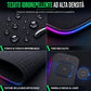 Tappetino Mouse RGB Gaming Grande con Tappetino Scrivania e Tastiera Wireless 3 in 1, Resistente allo Sporco, 800x300x4mm
