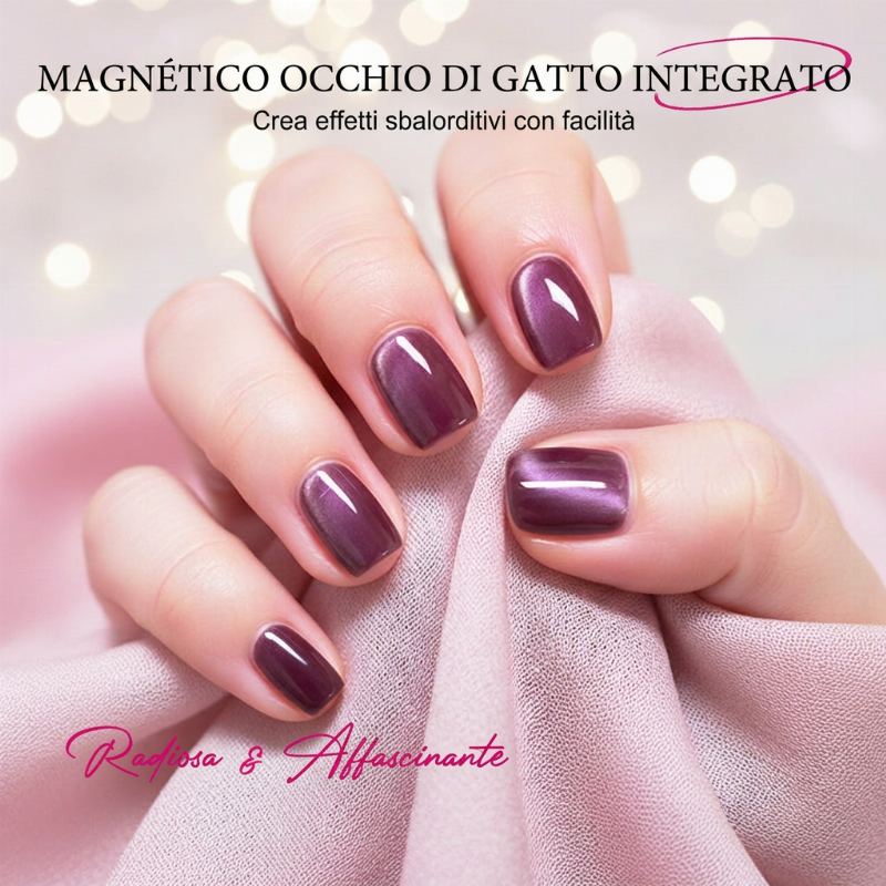 ✨️Sorpresa: Sconto del 50%!💅Bellissima nail art con un solo tratto! Penna Gel Unghie Cat Eye All-in-One