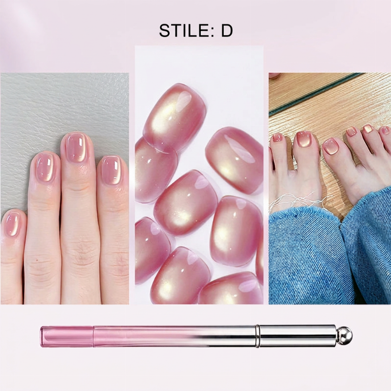 ✨️Sorpresa: Sconto del 50%!💅Bellissima nail art con un solo tratto! Penna Gel Unghie Cat Eye All-in-One