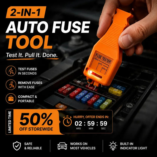 🔌 50% DI SCONTO! 🚗 Tester e Estrattore Fusibili 2-in-1 – Veloce e Pratico ✨