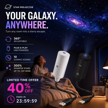 ✨ Proiettore di stelle HD Plug-and-Play🥳Oltre 50.000 utenti soddisfatti