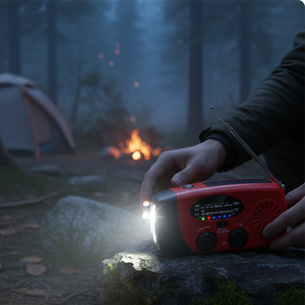📻 -50% DI SCONTO SUBITO!🔋Radio solare di emergenza portatile multifunzione⚡