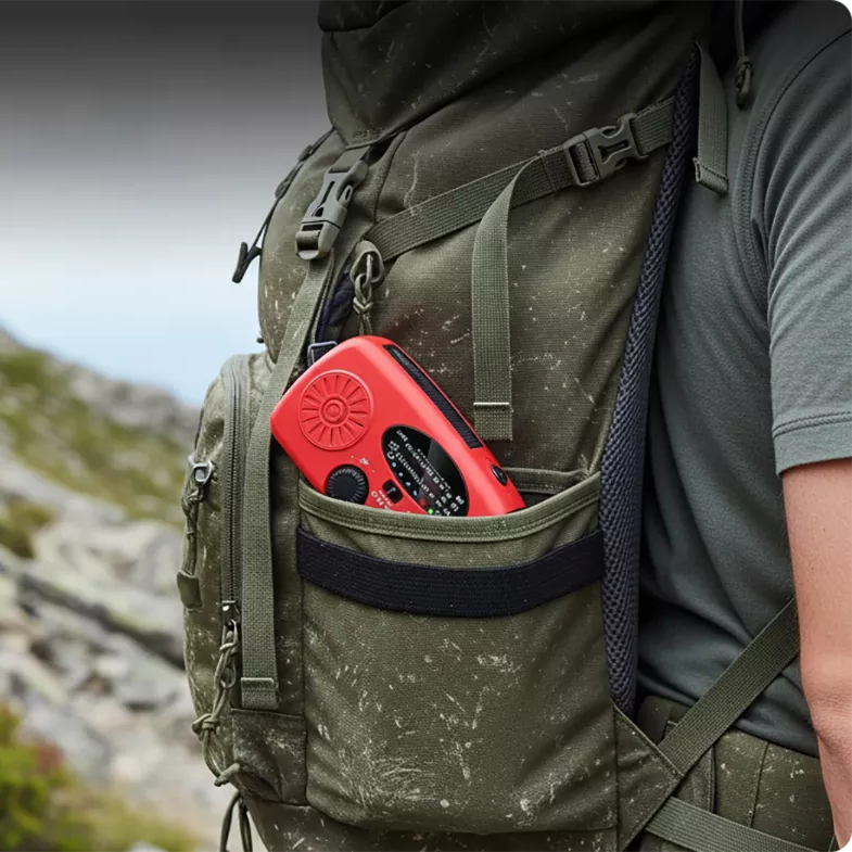 📻 -50% DI SCONTO SUBITO!🔋Radio solare di emergenza portatile multifunzione⚡